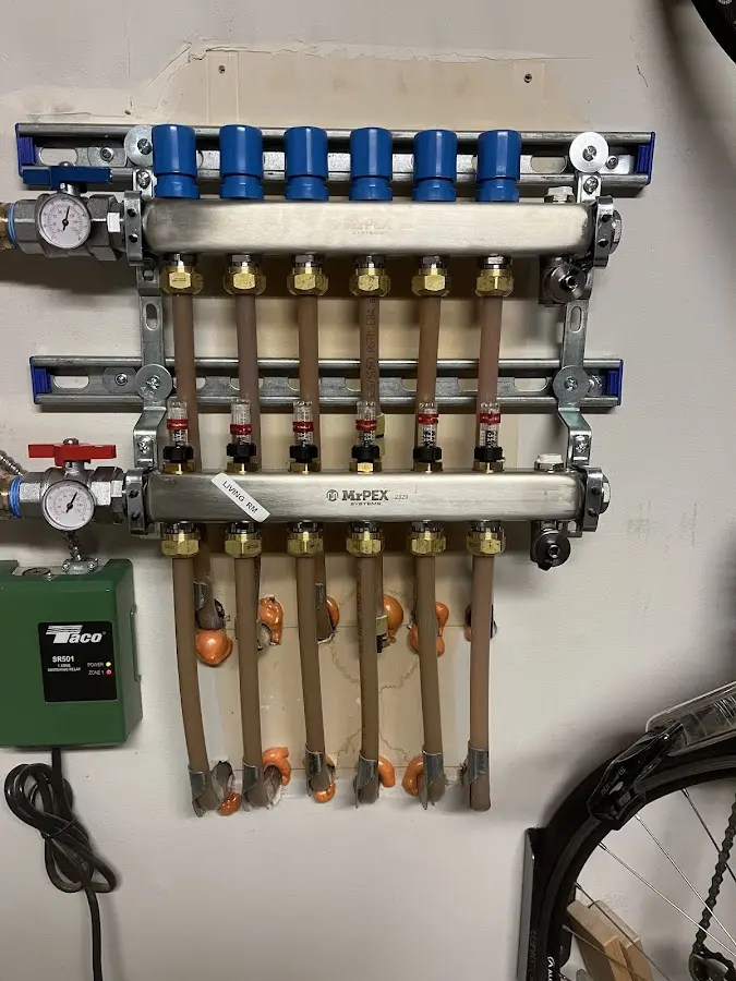 Plumber performing Leak Detection at a residential property in Roma